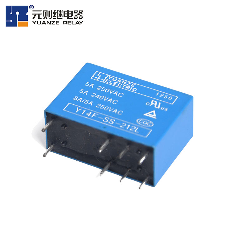 小型8腳12v8a繼電器-Y14F